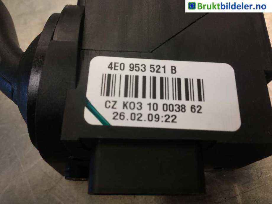 Bryter cruise control til Audi Q7 2006-2010 (Type I, Fase 1) (AUDI|4E0 953 521 B|)