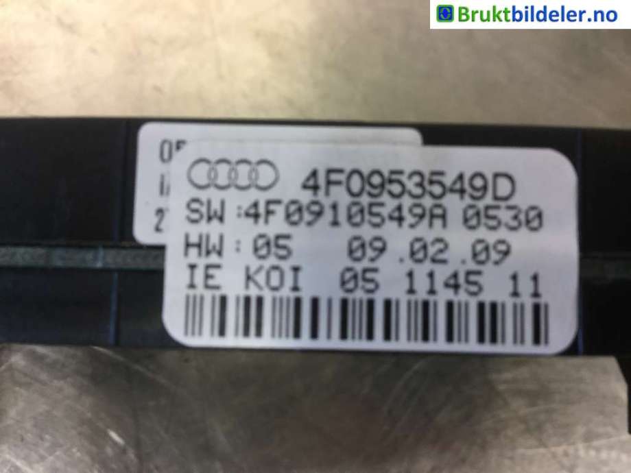 Bryter diverse til Audi Q7 2006-2010 (Type I, Fase 1) (AUDI|4F0953549D|4F0910549A|)