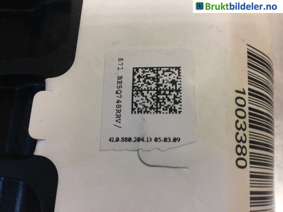 Airbag passasjer til Audi Q7 2006-2010 (Type I, Fase 1)  (AUDI|4L0 880 204 D|)