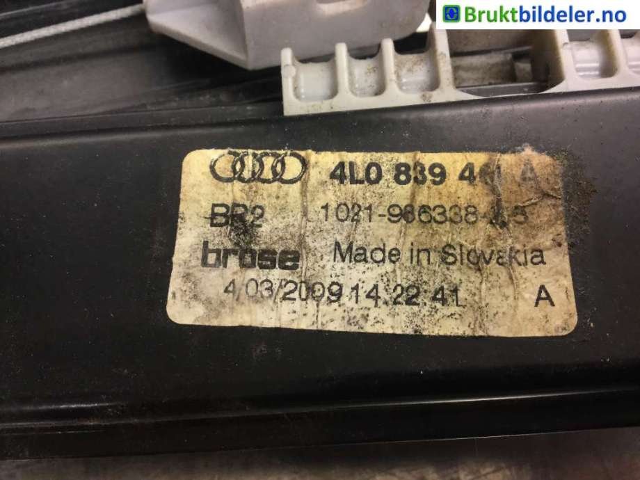 Ruteheis til Audi Q7 2006-2010 (Type I, Fase 1) (AUDI|4L0 837 461 A|)