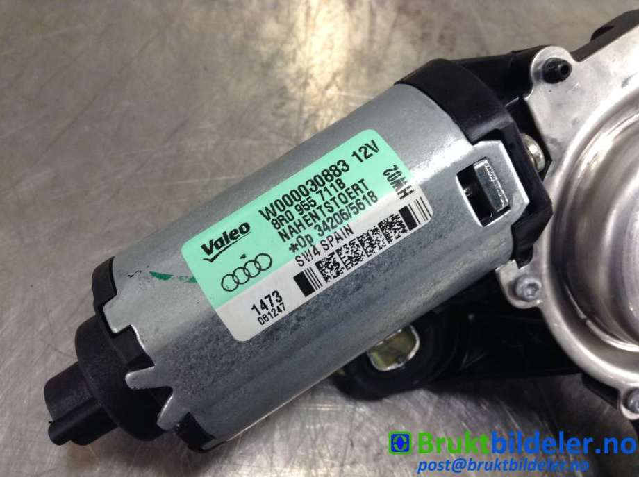 Viskermotor bakrute til Audi Q5 2012-2017 (Type I, Fase 2) (AUDI|8R0 955 711 B|W000030883|)