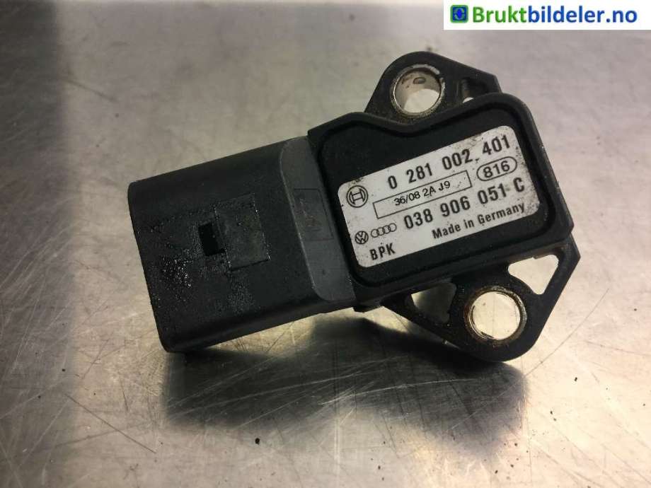 Sensor (MAP - Manifold Absolute Pressure) til Audi Q7 2006-2010 (Type I, Fase 1) (AUDI|038 906 051C|0 281 002 401|)