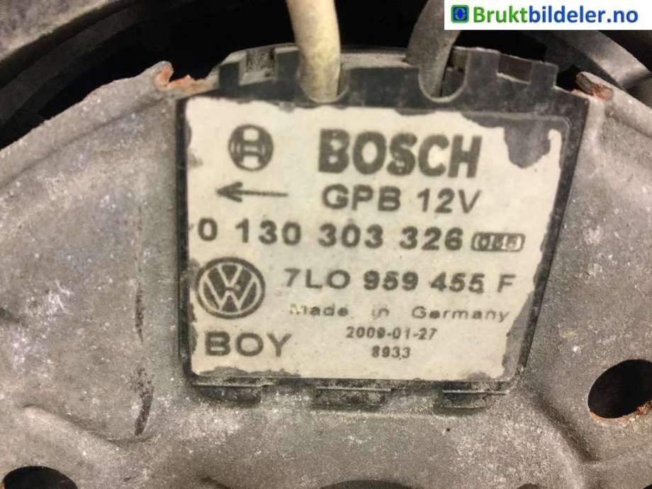 Kjølevifte til Audi Q7 2006-2010 (Type I, Fase 1)  (AUDI|7L0 121 203 H|0 130 307 091|)