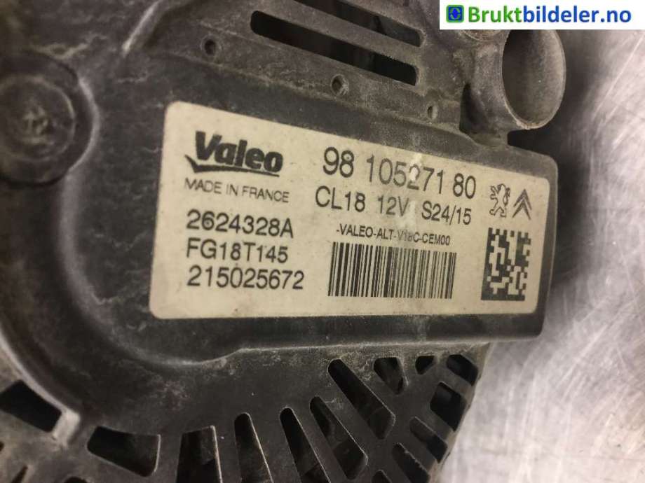 ABS sentral til Peugeot 308 2013-2021 (Type II)  (PEUGEOT|9811708480|0 265 244 191|9805825380)