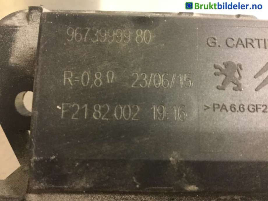 Rele kjølevifte til Peugeot 308 2013-2021 (Type II)  (PEUGEOT|96 739 999 80|)