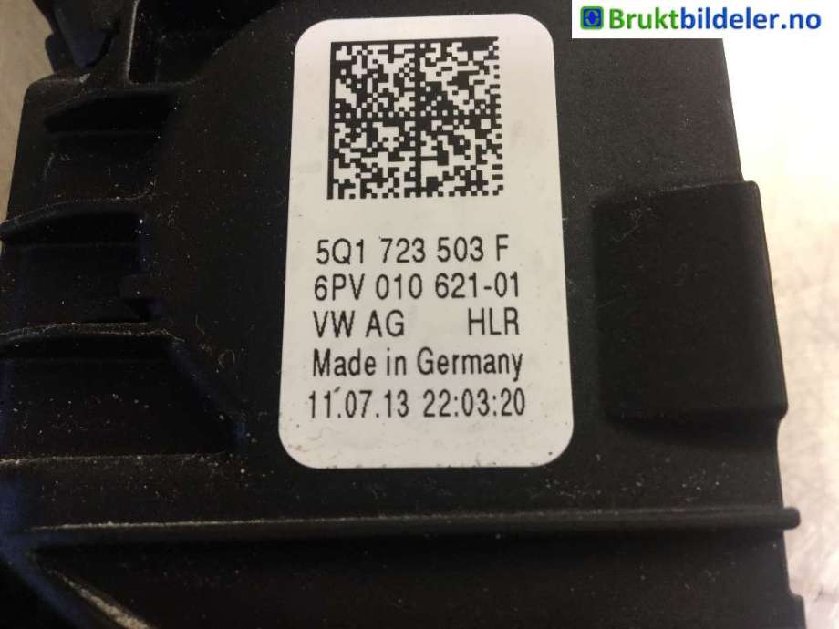 Pedal gass til Audi A3 2012-2016 (Type III, Fase 1) (AUDI|5Q1 723 503 F|6PV 010 621-01|)