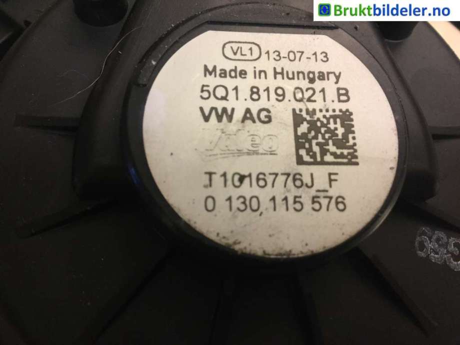 Varmeapparat motor til Audi A3 2012-2016 (Type III, Fase 1)  (AUDI|5Q1 819 021 B|)