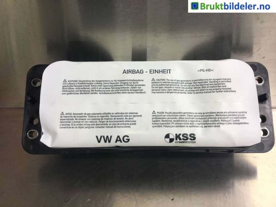 Airbag passasjer til Audi A3, 2012-2016 (Type III, Fase 1)  (AUDI|8V0 880 204 D)