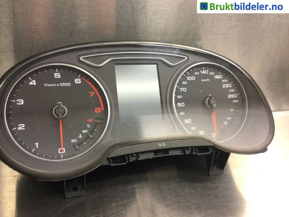 Instrumentpanel til Audi A3, 2012-2016 (Type III, Fase 1)  (AUDI|8V0 920 870 G)