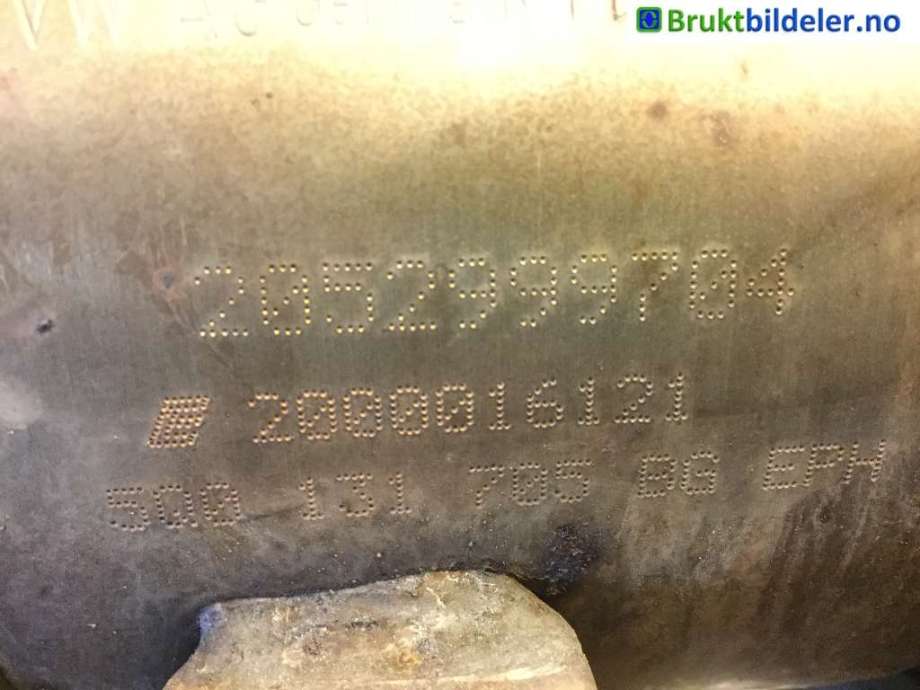 Partikkelfilter til VW Caddy 2015-2020 (Type III, Fase 3)  (VOLKSWAGEN|04L 131 723 DM||5Q0 131 705 BG)