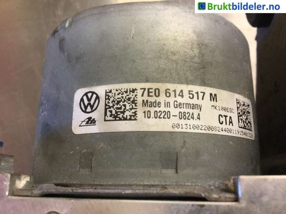 ABS sentral til VW Caddy 2015-2020 (Type III, Fase 3)  (VOLKSWAGEN|7E0 907 379 P|7E0 614 517M|)