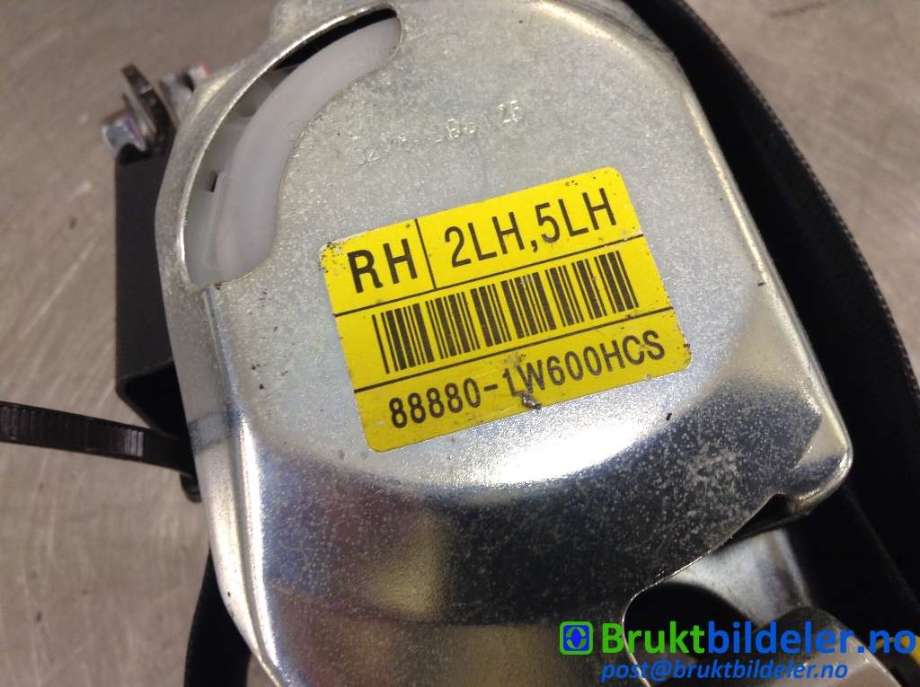 Sikkerhetsbelte foran høyre til Kia Rio 2011-2017 Type III (KIA|88880-1W600HCS|)