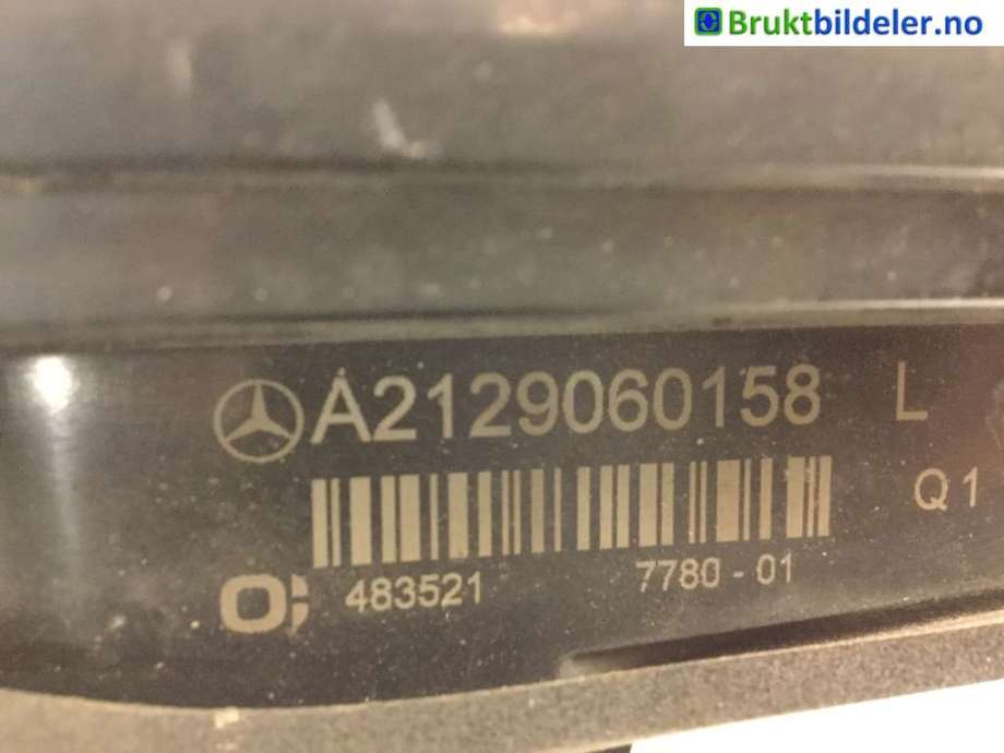 Baklykt venstre indre til Mercedes E-Klasse 2009-2013 (Fase 1) (W212) (W212) (MERCEDES|A 212 906 01 58|)