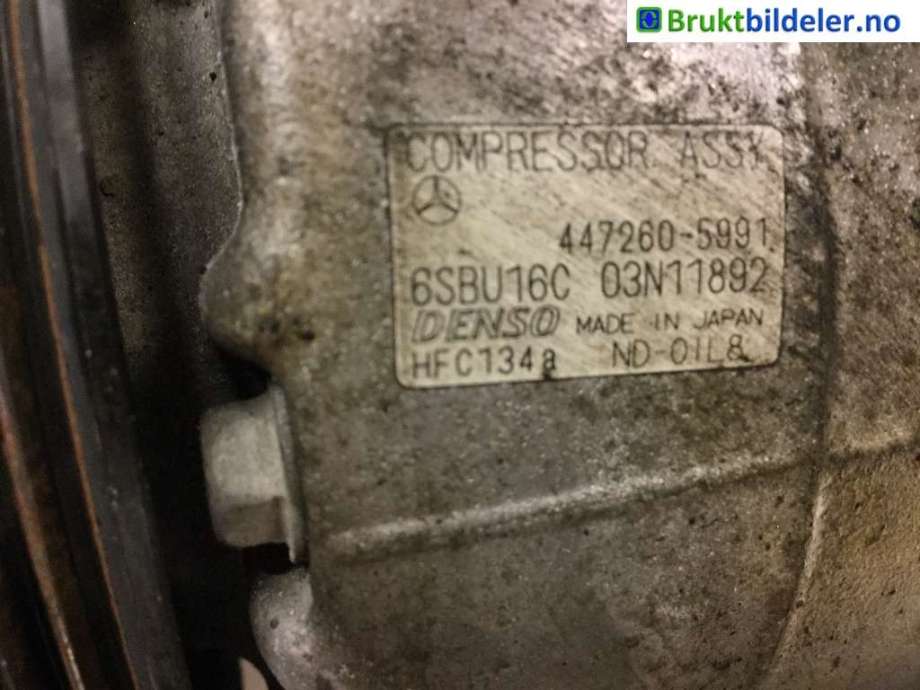 Aircondition kompressor til Mercedes E-Klasse 2009-2013 (Fase 1) (W212) (W212) (MERCEDES|A 003 230 87 11|447260-5991|)