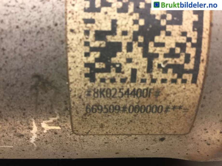 Katalysator til Audi Q5 2012-2017 (Type I, Fase 2)  (AUDI|8K0 254 400 F|)