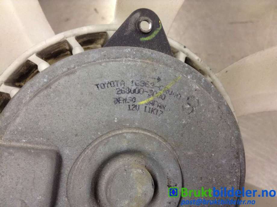 Kjølevifte til Toyota Avensis 2009-2015 (Type III, Fase 1)  (TOYOTA|16363-0R040|268000-5000|)