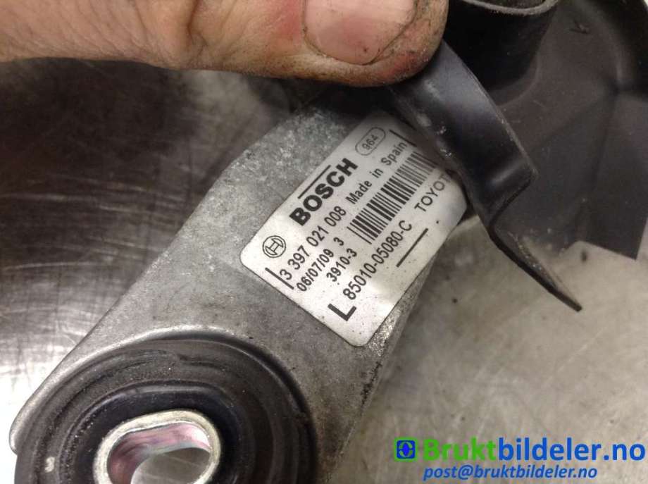 Viskeroverføring til Toyota Avensis 2009-2015 (Type III, Fase 1)  (TOYOTA|85010-05080|3 397 021 008|)