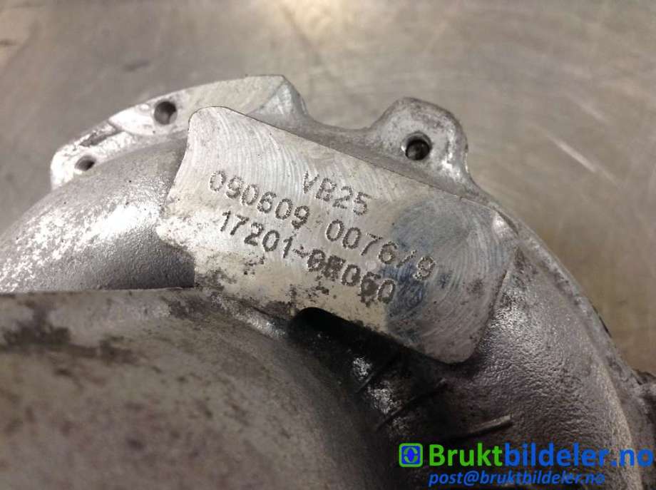 Turbo til Toyota Avensis 2009-2015 (Type III, Fase 1) (TOYOTA|17201-0R060|090609-0076/9|)