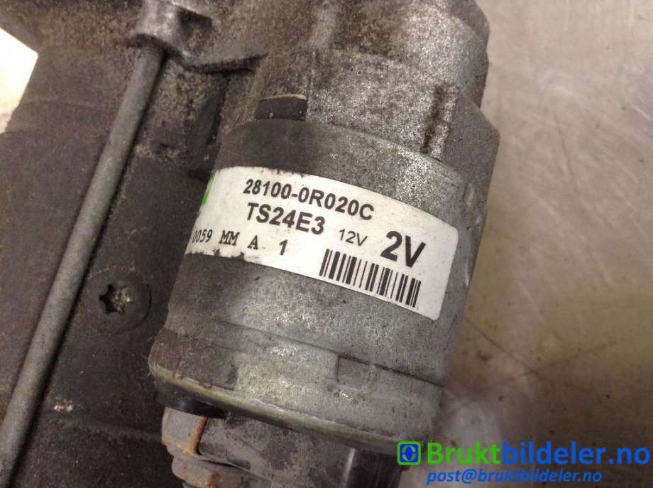 Starter diesel til Toyota Avensis 2009-2015 (Type III, Fase 1)  (TOYOTA|28100-0R020C|TS24E3|)