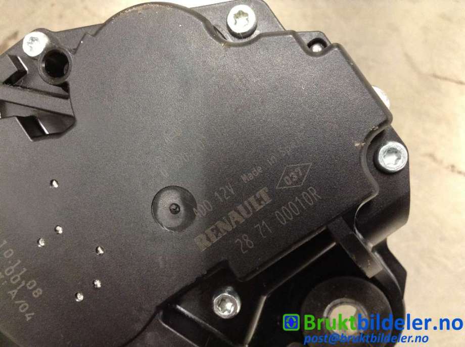 Viskermotor bakrute til Renault Scenic 2009-2016 (Type III)  (RENAULT|287100010R|0 390 201 856|)