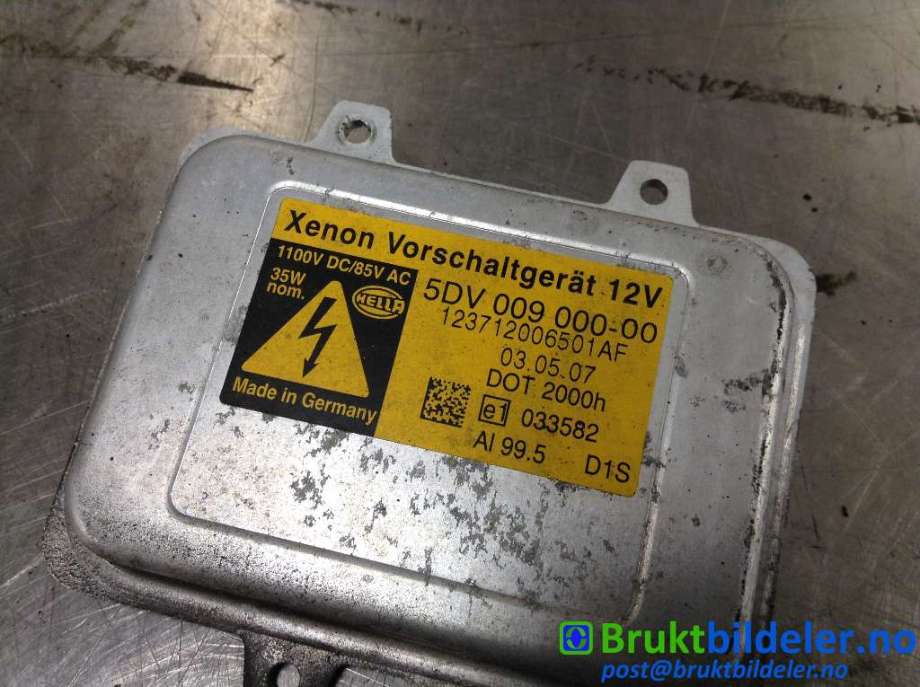 Styreenhet xenon/ballast til Citroën C4, Picasso 2006-2013 (Type I)  (CITROEN||5DV 009 000-00)