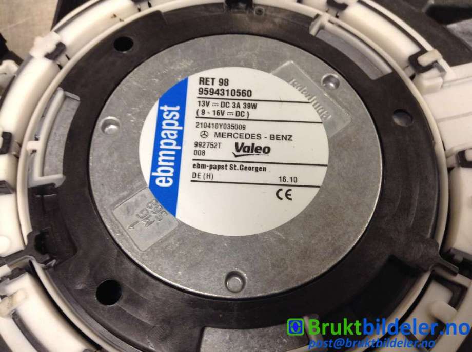 Varmeapparat motor til Mercedes E-Klasse 2009-2013 (Fase 1) (W212) (W212) (MERCEDES|959 431 05 60|992752T|)