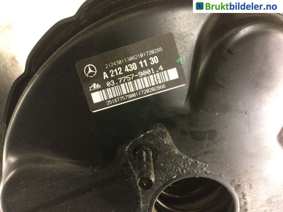 Bremsekraft-forsterker til Mercedes E-Klasse 2009-2013 (Fase 1) (W212) (W212) (MERCEDES||03.7757-9001.4)