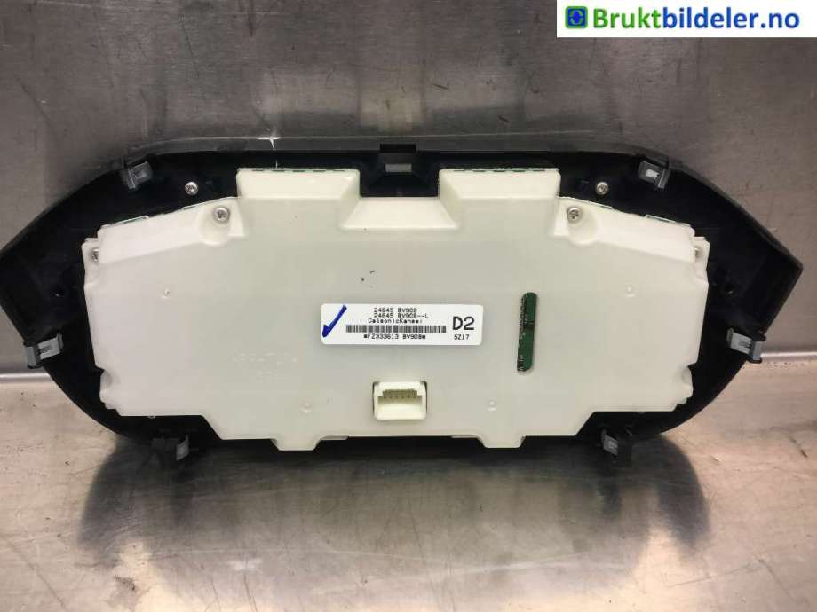 Varmeapparat betjening til Nissan Juke 2014-2018 (Fase 2)  (NISSAN|24845BV90B|)