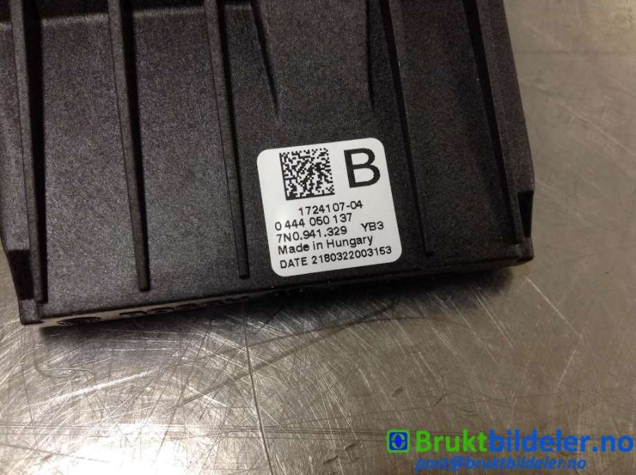 Styreenhet diverse til VW Tiguan 2016-2020 (Type II, Fase 1) (VOLKSWAGEN|7N0 941 329|0 444 050 137|)