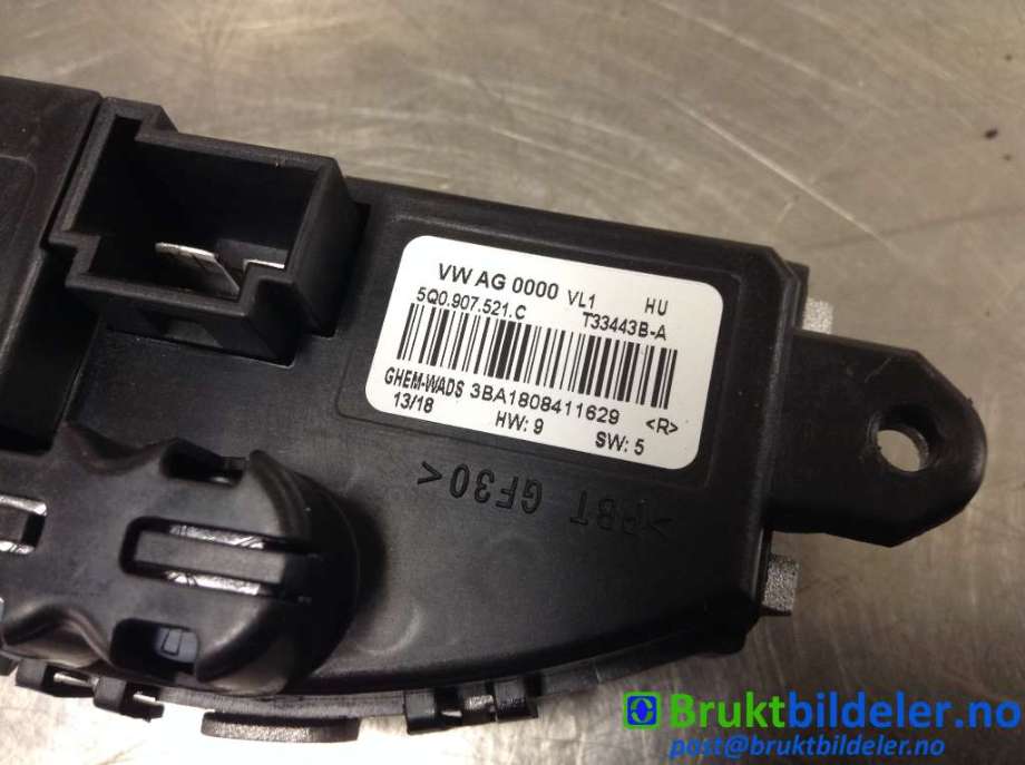 Varmeapparat motstand til VW Tiguan 2016-2020 (Type II, Fase 1)  (VOLKSWAGEN|5Q0 907 521 C|T33443B-A|)