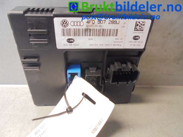 Styreenhet comfort (BCM) til Audi A6, 2008-2011 (Type III, Fase 2) (C6) (C6) (AUDI|4F0 907 289J)
