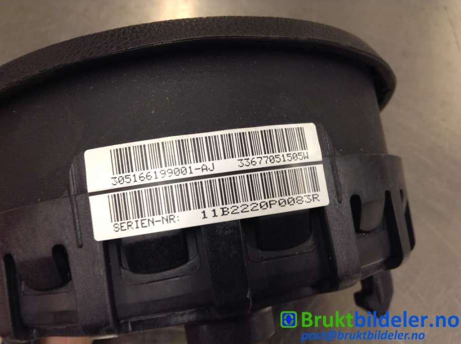 Airbag rattpute til BMW 3-Serie 2005-2011 (E90/E91/E92/E93) (E90/E91/E92/E93) (BMW||305166199001-AJ|33677051505W)