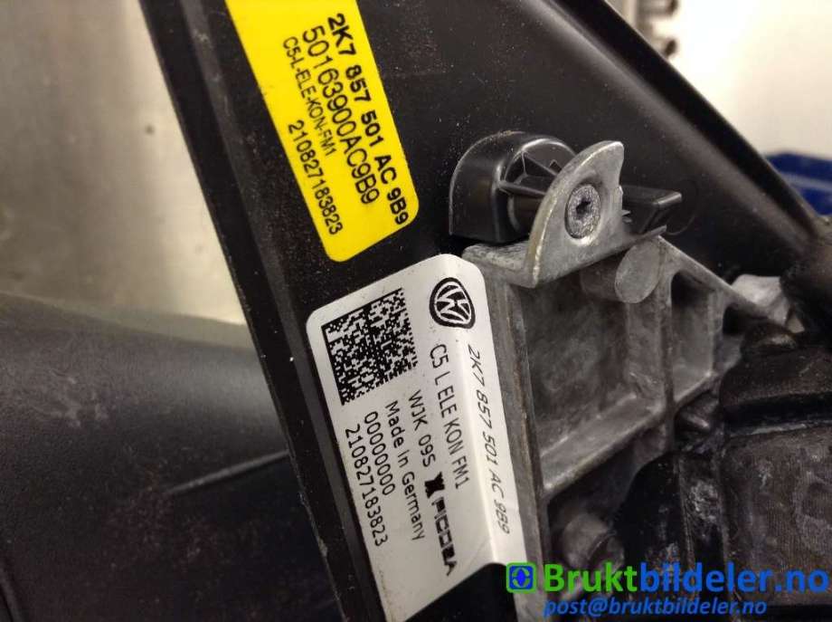 Speil venstre til VW Caddy 2020-->> (Type IV)  (VOLKSWAGEN|2K7 857 407 J||2K7 857 501 AD)