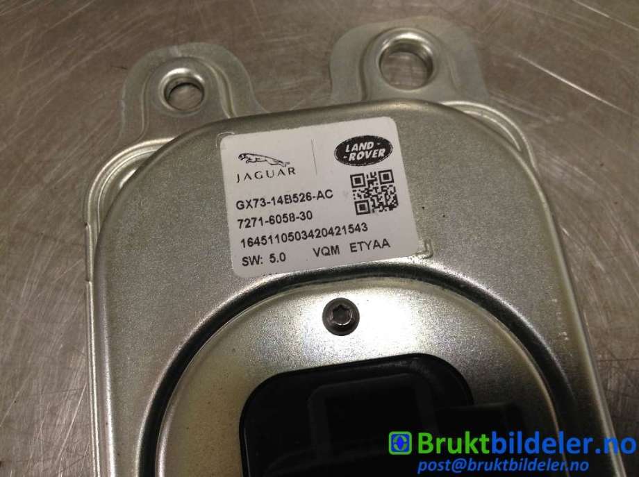 Styreenhet batteri til Jaguar XE 2015-->>  (JAGUAR|C2D49932|7271 6058 30|GX7314B526AC)