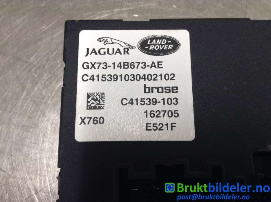 Styreenhet elektrisk bakluke til Jaguar XE 2015-->> (JAGUAR|GX7314B673AE|C41539-103|)