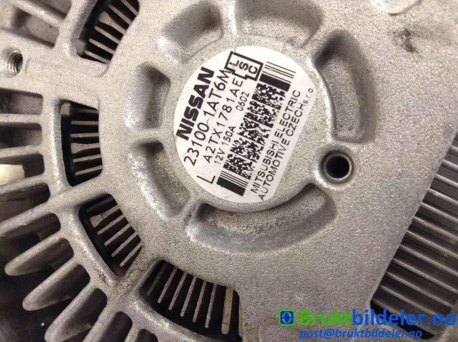 Dynamo til Nissan Murano 2009-->> (Z51) (Z51) (NISSAN|23100-1AT6M|A2TX1781AE|)