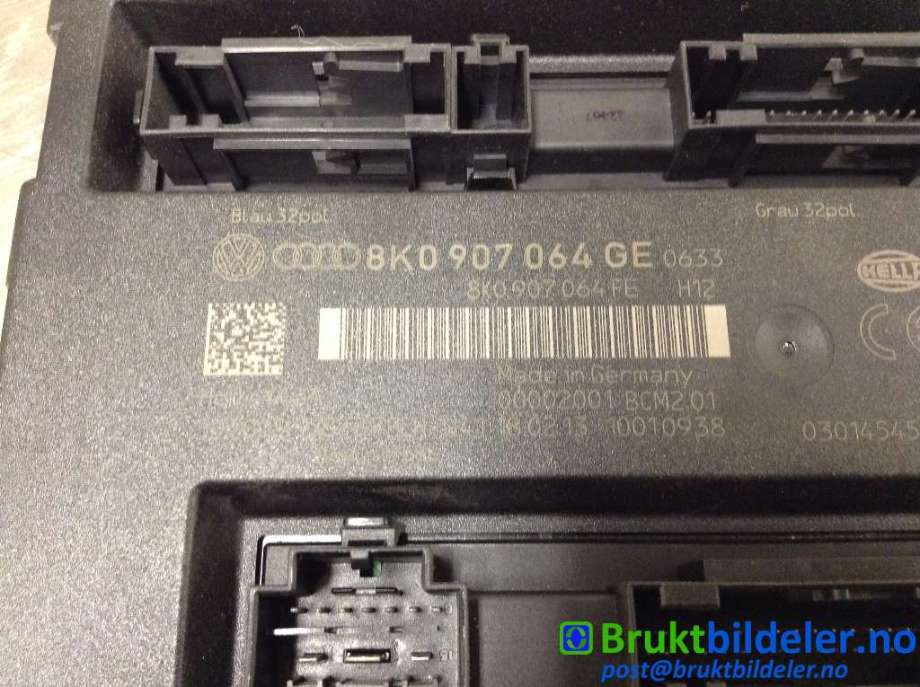Styreenhet comfort (BCM) til Audi A4 2007-2014 (Type IV) (B8) (B8) (AUDI|8K0 907 064 GE|5DK 009 918-87|)