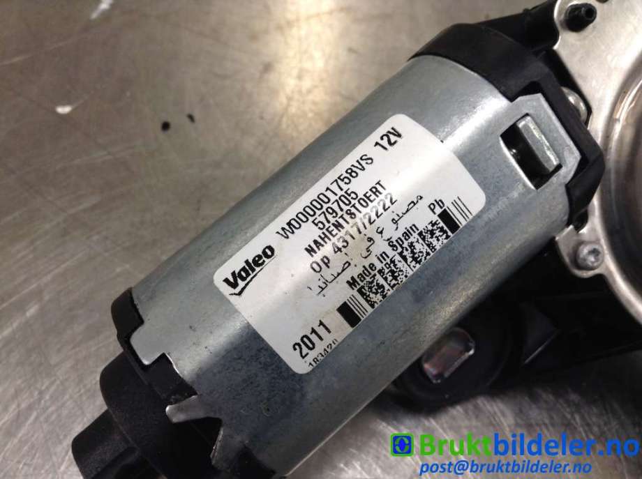 Viskermotor bakrute til Audi A4 2007-2014 (Type IV) (B8) (B8) (AUDI||W000001758VS)