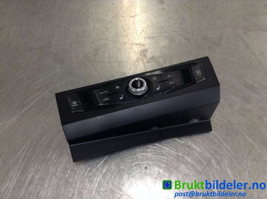 Varmeapparat betjening til Audi A4, 2007-2014 (Type IV) (B8) (B8) (AUDI|8K1 820 043 AG)