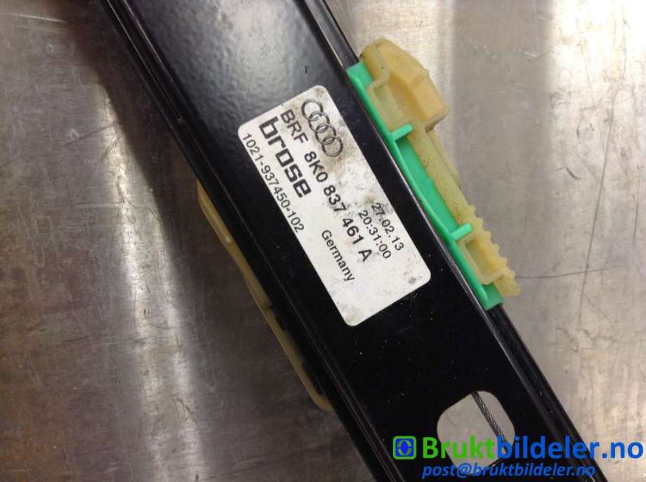 Ruteheis til Audi A4 2007-2014 (Type IV) (B8) (B8) (AUDI|8K0 837 461 A|)