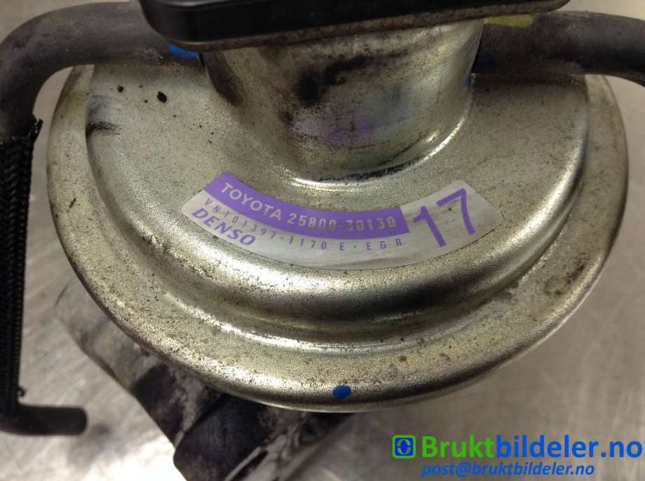 EGR-ventil til Toyota Hiace 2007-2012 (Fase 3)  (TOYOTA|25800-30130|VN101397-1170|)