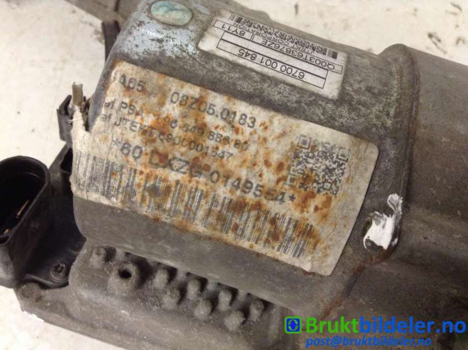 Tannstang elektrisk til Peugeot 207 2006-2012 (PEUGEOT|9664988680|6900 001 547|6700 001 845)