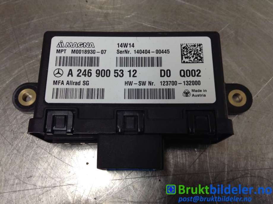 Styreenhet 4WD til Mercedes A-Klasse 2012-2018 (W176) (W176) (MERCEDES|A 246 900 53 12|M0018930-07|)