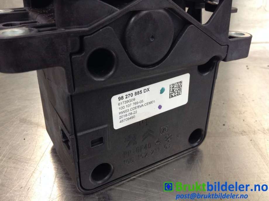Girstang/girvelger automat til Peugeot 5008 2017-->> (Type II)  (PEUGEOT|98270885DX|)