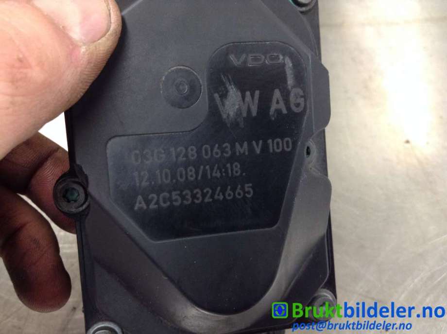 Spjeldhus til VW Golf V, Combi 2003-2008  (VOLKSWAGEN|03G 128 063 M|A2C53324665|)