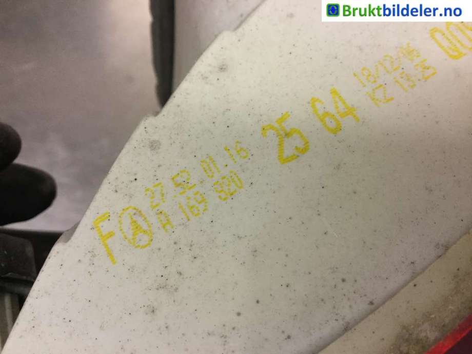 Baklykt venstre til Mercedes B-Klasse 2005-2008 (Fase 1) (W245) (W245) (A 169 820 25 64|)