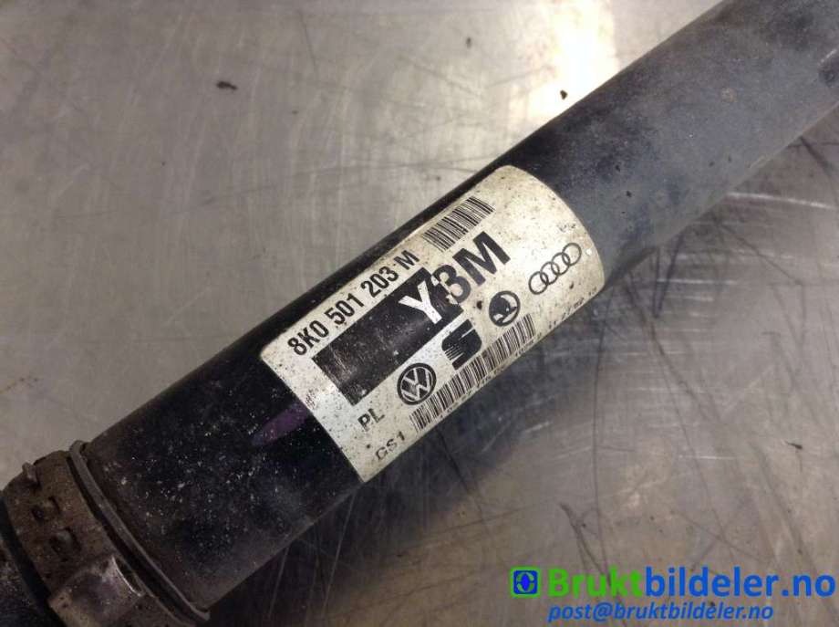 Drivaksel venstre bak til Audi A4 2007-2014 (Type IV) (B8) (B8) (AUDI|8K0 501 203 M|)