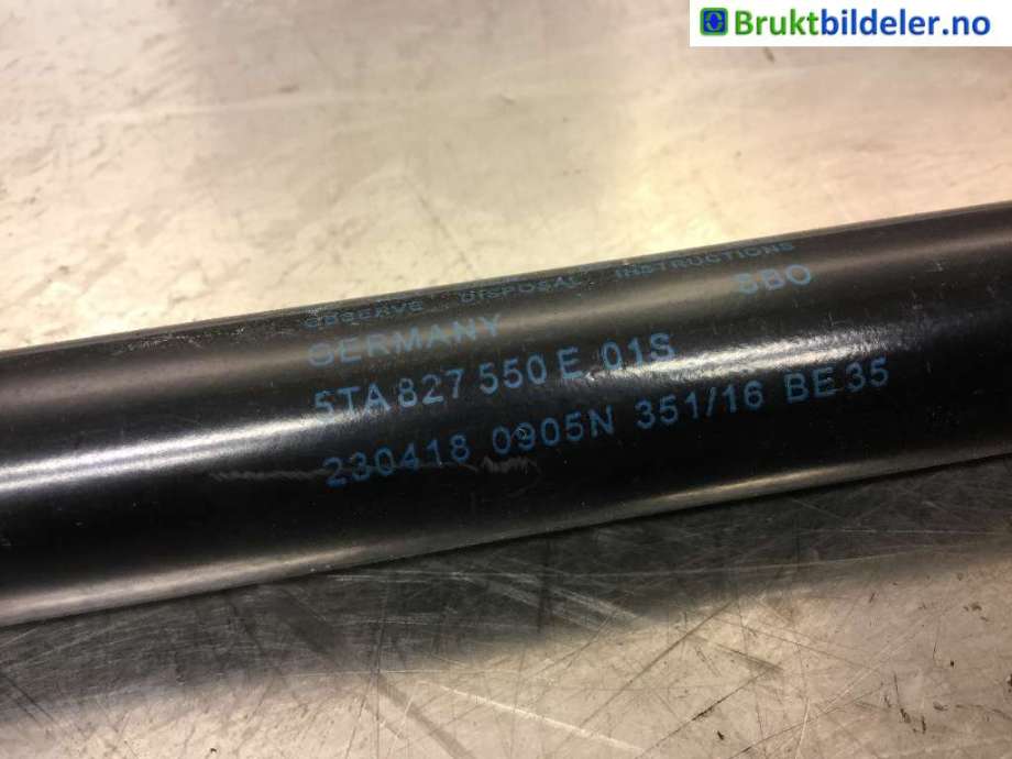 Baklukedemper til VW Touran 2015-2021 (Type II) (VOLKSWAGEN|5TA 827 550 E|)
