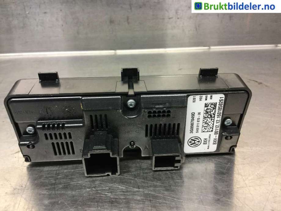 Varmeapparat betjening til VW Touran 2015-2021 (Type II)  (VOLKSWAGEN|3G0 907 049 D|)