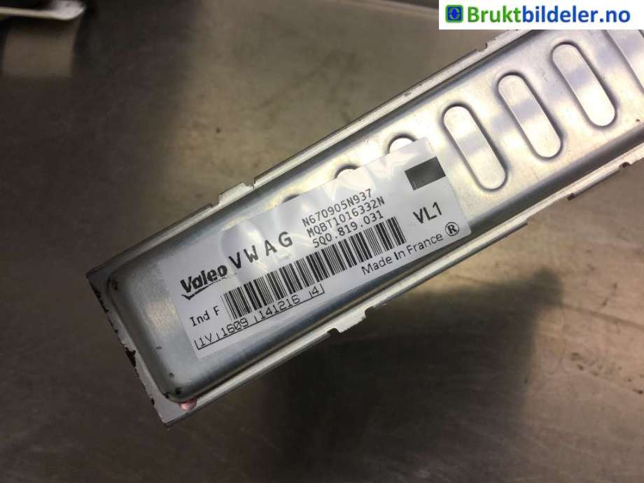 Varmeapparat register til VW Touran 2015-2021 (Type II)  (VOLKSWAGEN|5Q0 819 031|)
